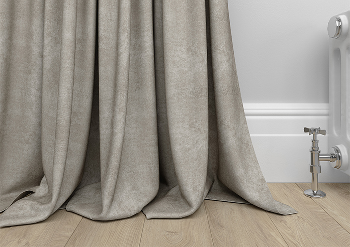 Florence Faux Suede, Taupe Brown - Made to Measure Curtains - Image 6
